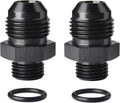 8AN Male Flare to 6AN ORB O-ring Boss Fuel Pump Rail Adapter Fitting Aluminum by Podavelle
