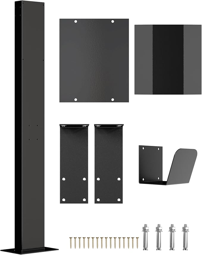 EV Charger Pedestal, Outdoor Electric Vehicle Charger Stand, Freestanding - Image 9