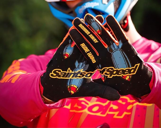 Saints of Speed Dirt Bike Gloves – Motocross, Mountain Bike, Motorcycle - Image 3