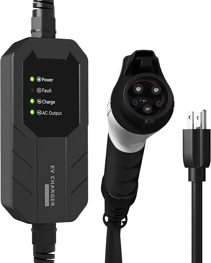 Skysword Ⅱ Level 1 EV Charger, EVSE Home Electric Vehicle Portable Charging by Megear