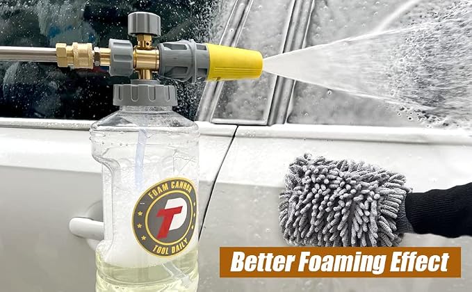 Tool Daily Foam Cannon, Adjustable Foam Blaster, Snow Foam Lance - Image 3