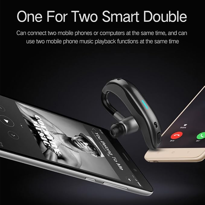 IHAO Bluetooth Earpiece Headphone Dual Noise Cancelling Mic Painless Open-Ear - Image 3