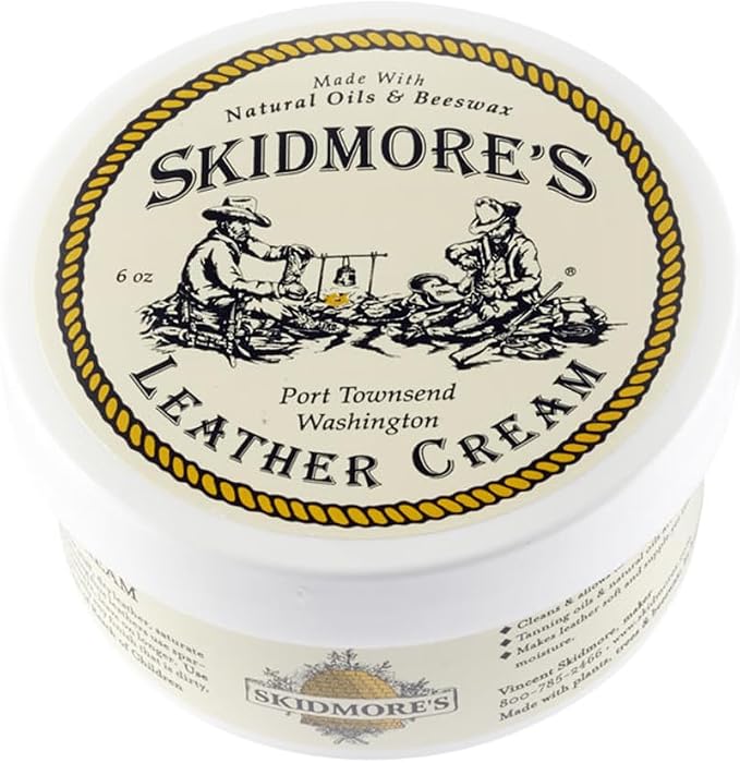 Skidmore's Leather Cream: All-Natural, Non-Toxic Leather Conditioner by Skidmores
