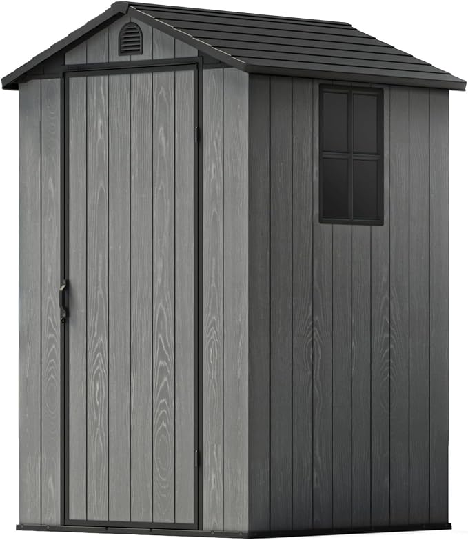 Patiowell 4' x 4' Plastic Outdoor Storage Shed - Image 7