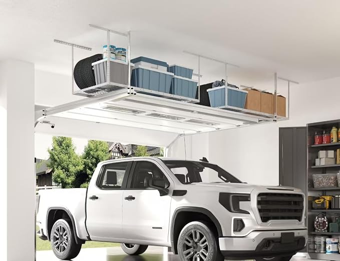 FLEXIMOUNTS 2 Pack 3x6 Overhead Garage Storage Adjustable Ceiling Rack 72" - Image 3