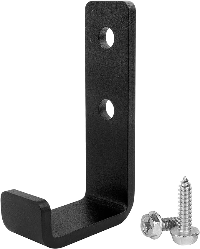 4 Pack 3-1/2" Heavy Duty Steel J Hook, Wall Mount Utility Hook - Image 2