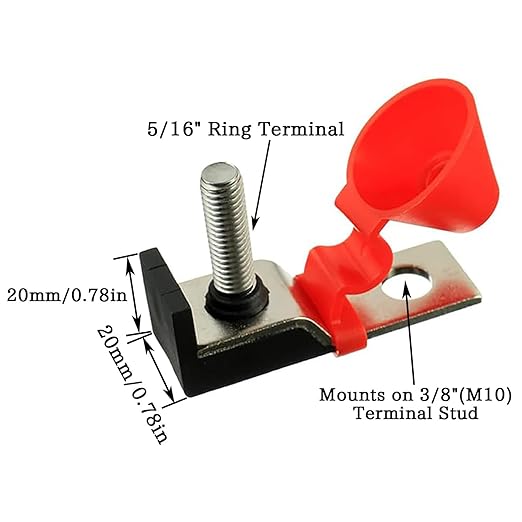 Marine Rated Battery Fuse 58V DC Max 100A IP66 Waterproof Fuse Holder 100A - Image 4