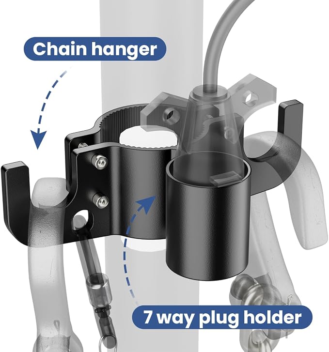 Safoner Aluminum Trailer Towing Chain Organizer - Image 4