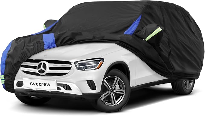 Avecrew Car Cover Custom Fit for Benz GLC, Waterproof All Weather Full Exterior by Avecrew