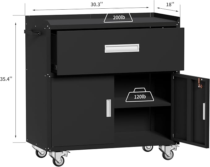 Metal Garage Storage Cabinet - Image 2