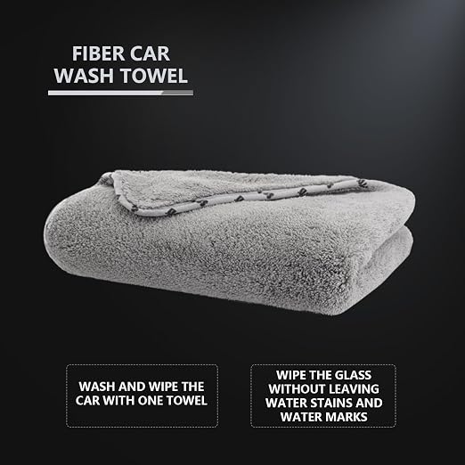 SPTA Car Microfiber Towels Woolly Mammoth Large, Super Absorbent and Soft - Image 5