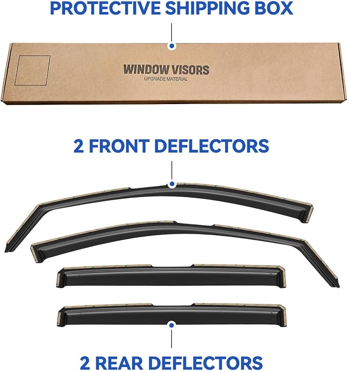 in-Channel Window Visors Rain Guards - Image 6