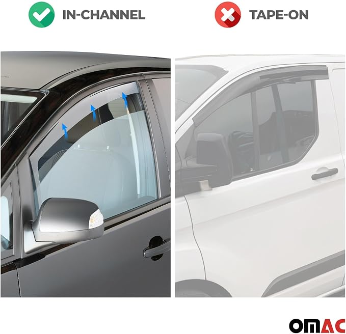 OMAC Window Visor Vent Rain Deflector - Image 3