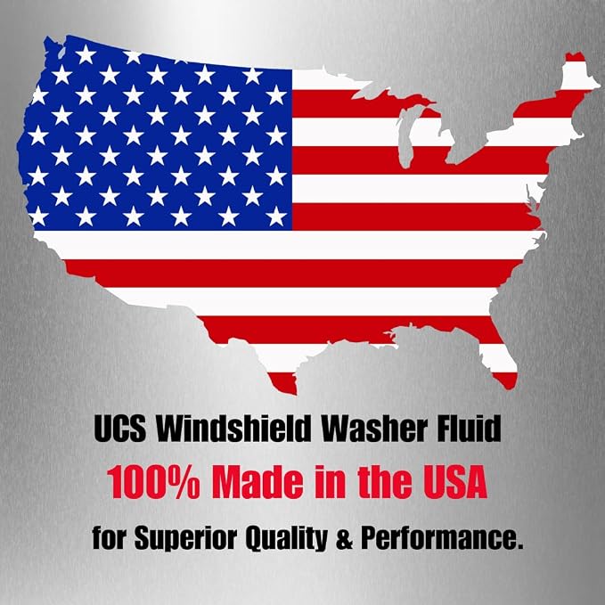 UCS 10015 2-In-1 Car Windshield Washer Fluid & Bug Remover 1 Gallon Ready to - Image 4