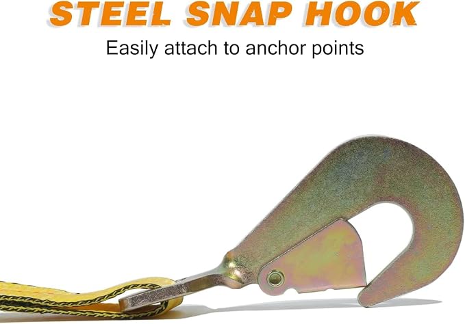 Heavy Duty Adjustable Car Tie Down Kit - Image 6