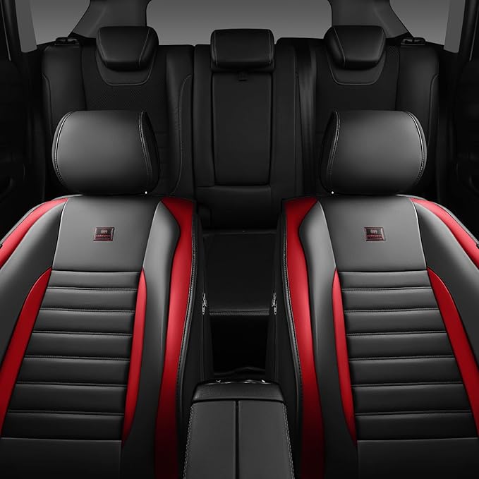 CAR PASS Nappa Leather Car Seat Covers Front Seats, Luxury Seat Protector - Image 6