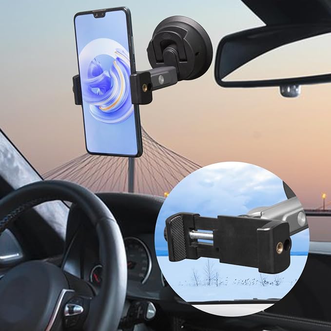 Suptig Universal Car Mount, Suction Cup Mount - Image 5