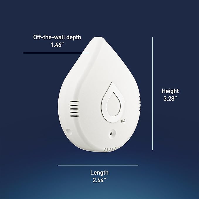 Moen White Flo Smart Water Leak Detector, Water Sensor Alarm - Image 5
