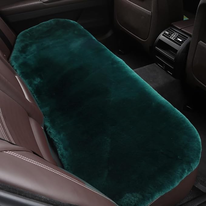 Fluffy Genuine Australia Sheepskin Car Back Seat Cover by OGLAND