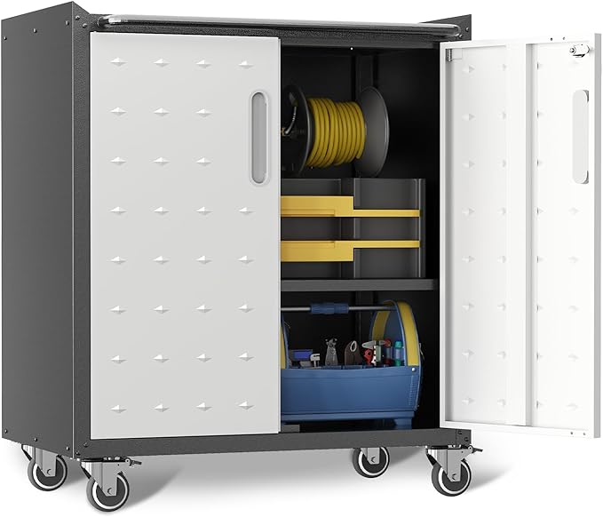 Metal Garage Storage Cabinet by VIYET