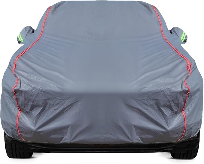 Breathable New Material, Waterproof Car Cover, Locks and Zipper Doors, by QUYDDC
