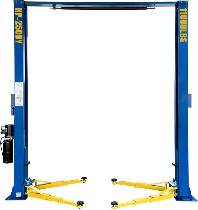 110V Two Post Car Lift 11, 000 LBS Overhead Heavy Duty 2 Posts Auto Hoist Truck - Image 9