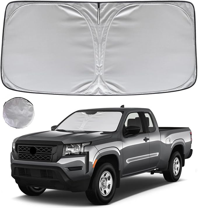 KAYZT Windshield Sun Shade for 2022-2025 2026 Nissan Frontier Foldable Sunshade by KAYZT