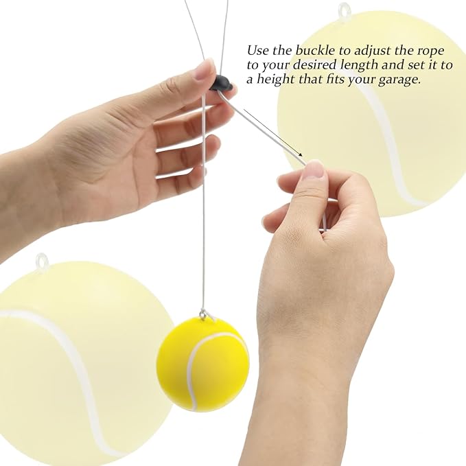 4 Packs Garage Parking Aids Ball, Parking Stopper - Image 3