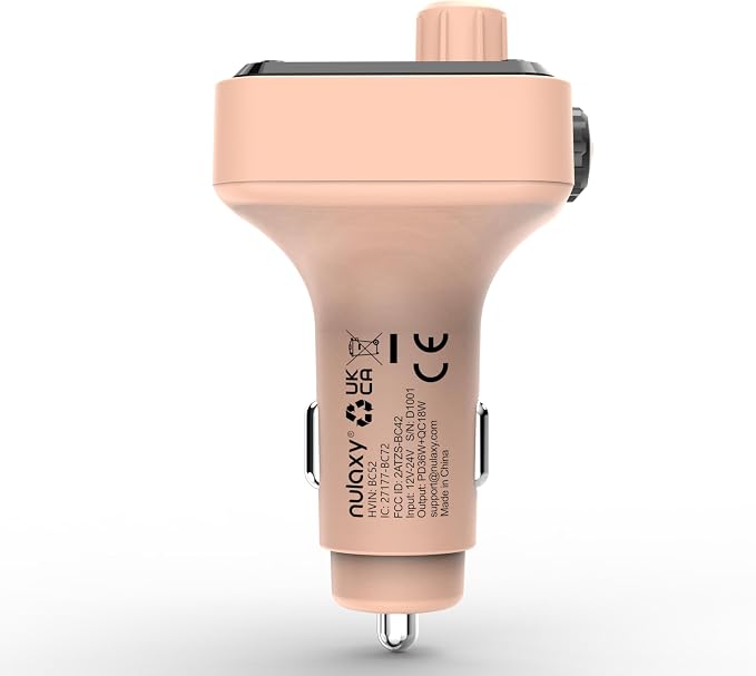 Nulaxy 54W Bluetooth 5.3 Car Adapter - Image 9