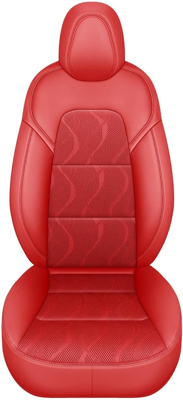 Tesla Model Y Seat Cover Full Set, Faux Leather Tesla Car Seat Cover, Perfect by Dtuupts