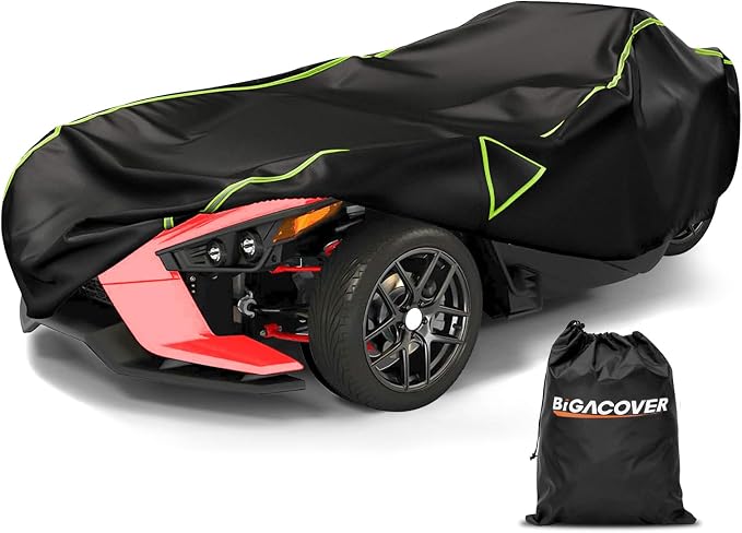 Full Cover for Polaris Slingshot Heavy Duty Premium Oxford Cover Windshield by BIGACOVER