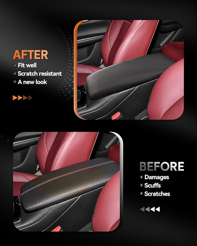 CDEFG for Mazda CX-30 2020-2025 Center Console Cover Armrest Box Cover for CX30 - Image 3