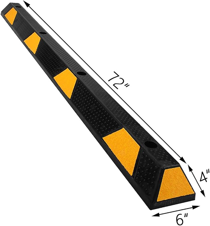 Parking Stopper for Garage 72" Long 1 Pack - Image 2