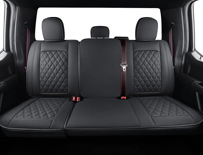 LUCKYMAN CLUB F150 Faux Leather Seat Covers Fit - Image 5