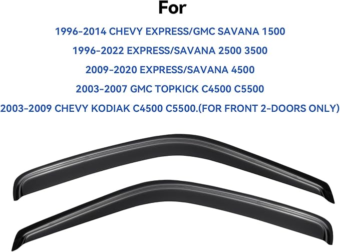Window Visors Rain Guards Shield - Image 2