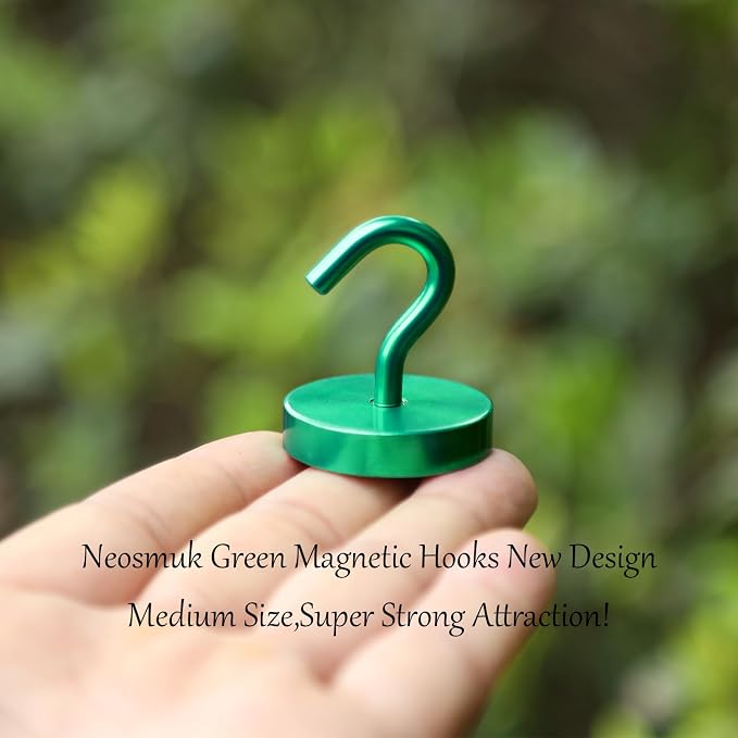 Neosmuk Magnetic Hooks, Cruise Ship Essentials, 120lb+ Heavy Duty Magnetic Hooks - Image 2
