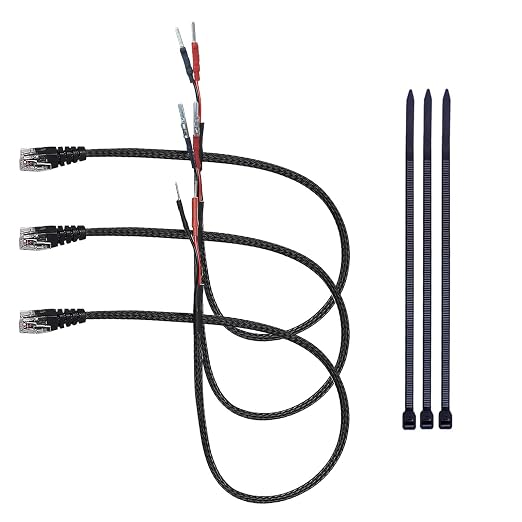 16.5" Radar Detector Hardwire Power Cord Mirror Wire Plug Tap Set by Powercables