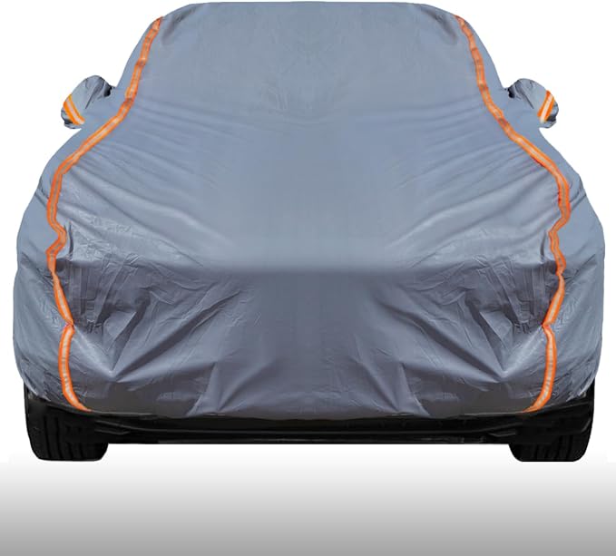 KEYOOG Universal Waterproof Heavy Weight Full Car Covers, Fit Sedan, All Weather by KEYOOG