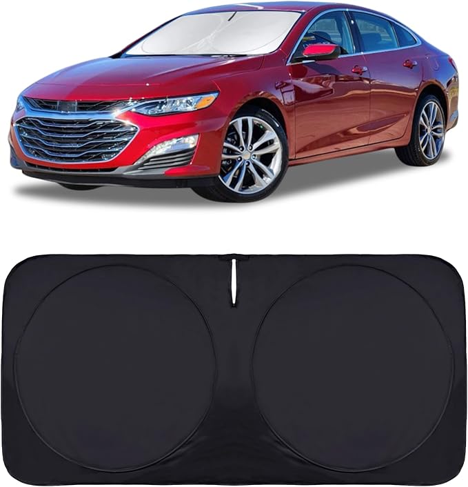 Sunshade for 2016-2024 2025 Chevrolet/Chevy Malibu Sun Shade Windshield Cover by INSAUTO