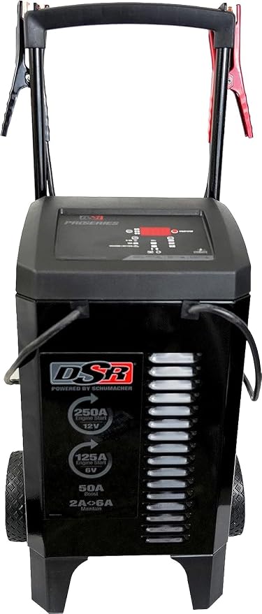 Schumacher Electric DSR Pro Series 6V / 12V Wheeled Battery Charger & Engine by SchumacherElectric