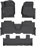 Binmotor-Floor Mats for Ford Expedition Max 2021-2025, TPE All Weather Car Mat by VisittheBinmotor