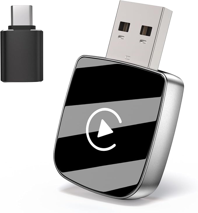 Wireless CarPlay Adapter-Mini Edition, Convert Factory Wired to Wireless Apple by Snisre90DegreeiPhoneCable