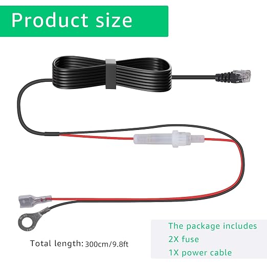 9.8 feet Long Straight Through Power Cord - Image 3