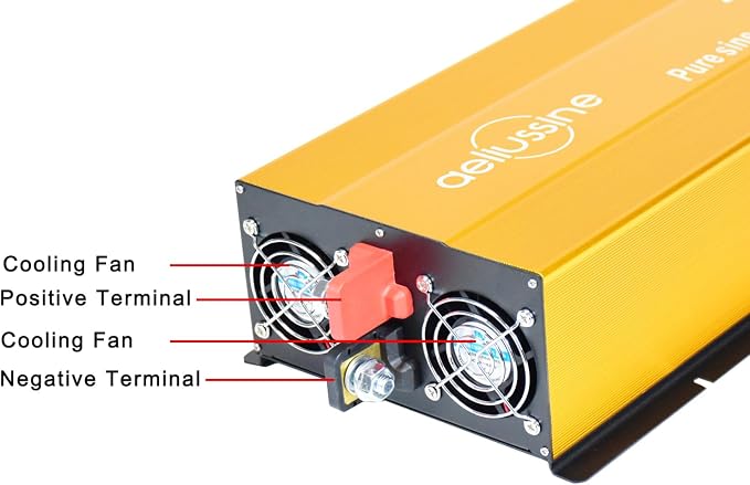 3000W Pure Sine Wave Inverter-48V DC to 110V AC Power Converter - Image 5
