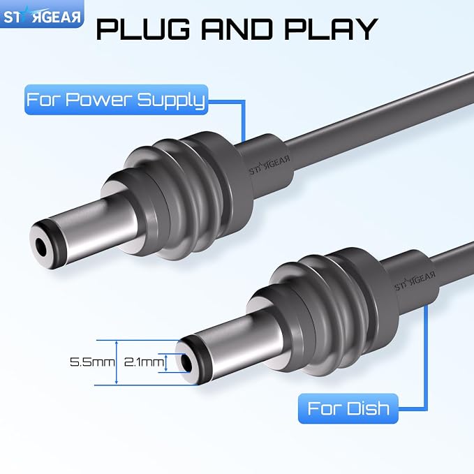 Starlink Mini Cable 16.4FT, Starlink Mini Accessories 20AWG Replacement - Image 2