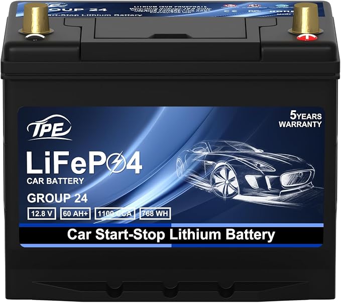 TPE GROUP G24 Lithium Car Battery by TPE