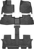 Powerty Floor Mats for 2020-2025 2026 Kia Telluride 7 Seats Accessories All by Powerty
