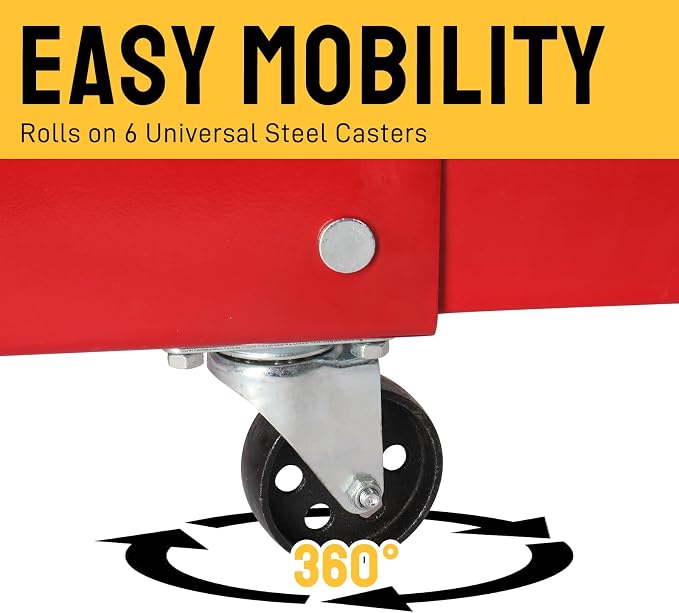 Thicken Engine Hoist 2 TON Folding Motor Hoist Hydraulic Cherry Picker 4000 lbs - Image 3