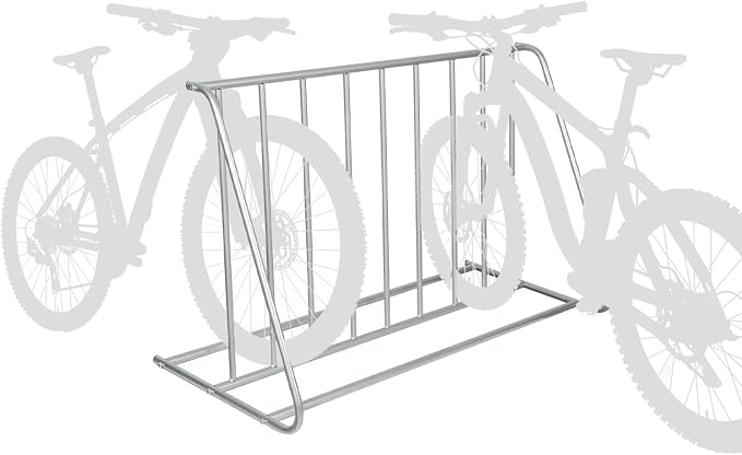 MyGift Large Metal Double-Sided Grid Bike Rack Stand, Freestanding Bicycle by MyGiftHome
