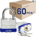 LanuBe Lock Laminated keyed Padlock, keyed Alike Locks, Normal Shackle by LanuBe
